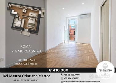 Appartamento di 49 m² con 2 locali a Roma