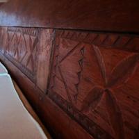Panca periodo coloniale inglese in teak