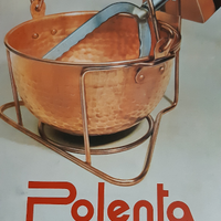 Paiolo in rame con motore elettrico