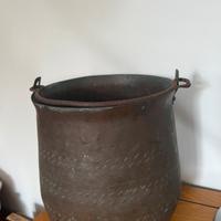 Paiolo antico in rame