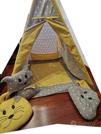 Tenda indiana teepee per bambini
