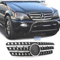 GRIGLIA MERCEDES CLASSE ML W163 98-05 NERO-CROMATO
