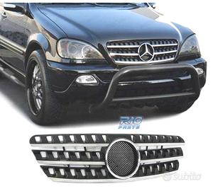 GRIGLIA MERCEDES CLASSE ML W163 98-05 NERO-CROMATO