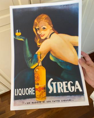 Poster stampa liquore strega quadro Campari