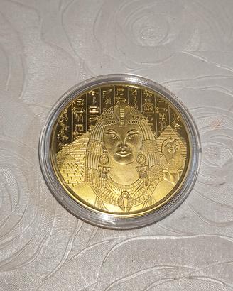Moneta Portafortuna Cleopatra Stella di David