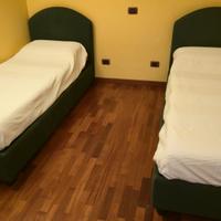 Coppia letti Flou con base contenitore più materas