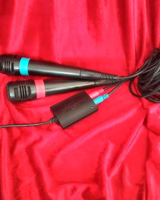 coppia microfoni Singstar per PlayStation e Pc 