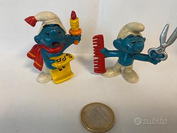 Lotto Puffi Vintage Schleich Peyo Anni 80