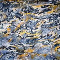 Dipinto su tela 150 x 100 cm.