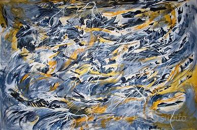 Dipinto su tela 150 x 100 cm.