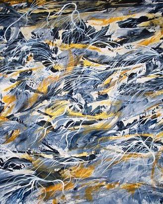 Dipinto su tela 150 x 100 cm.