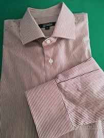 Camicia Trussardi Action Uomo Righe Rosse Bianche