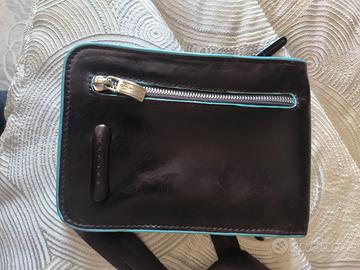 Pochette-Marsupio Piquadro Blue Square pelle