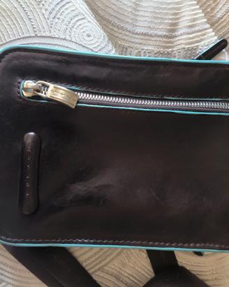 Pochette-Marsupio Piquadro Blue Square pelle