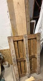 Bancale in legno + tavola da ponte