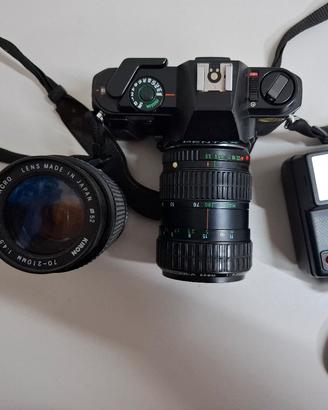 Pentax P30 con accessori
