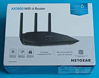 Router NETGEAR WiFi 6 RAX10 | NUOVO SIGILLATO