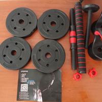 Set manubri regolabili con Kettlbell