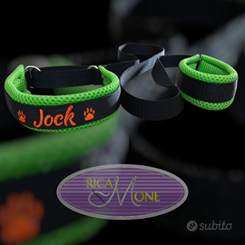 Guinzaglio con collare personalizzato