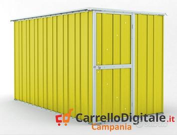 Deposito attrezzi giardino 175x307cm 5,4mq giallo