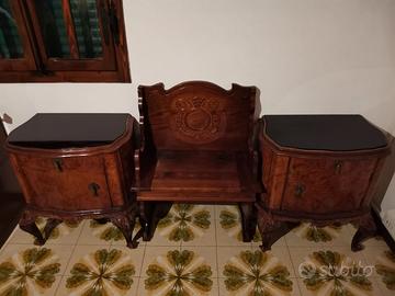 Coppia comodini francesi seconda metà dell'800