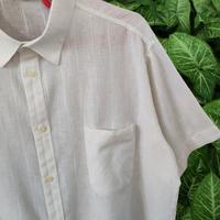 Camicia uomo vintage manica corta misura collo 43