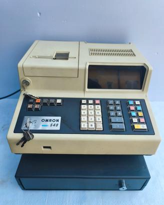 Registratore di cassa vintage Omron mod. 548