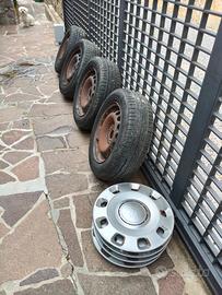 cerchi e gomme fiat 500, 175/65/14