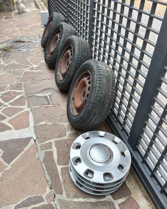 cerchi e gomme fiat 500, 175/65/14
