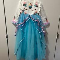 Costume carnevale bambina unicorno