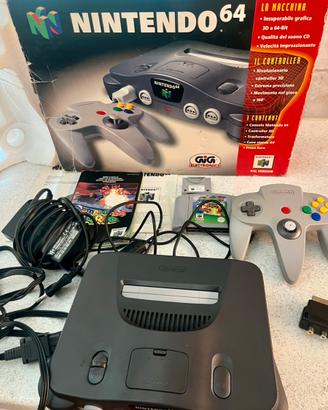 Nintendo 64 GiG completa + Mario 64 +ControllerPak