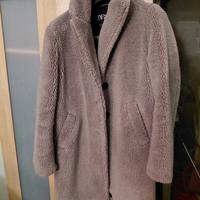 Cappotto Teddy Zara - Color Malva/Taupe - Taglia S