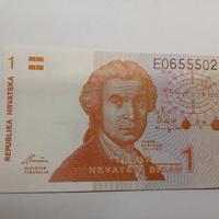 Banconote 1 dinar croazia