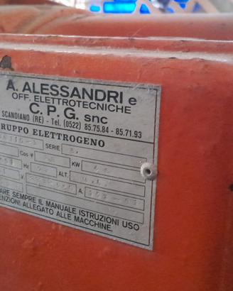 Gruppo elettrogeno