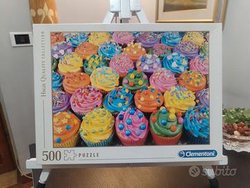 Puzzle Colorful Cupcakes