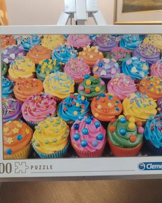 Puzzle Colorful Cupcakes