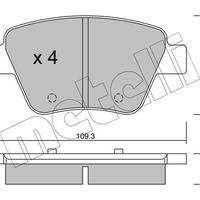 PASTIGLIE FRENO GOLF VI - SEAT LEON - AUDI A3