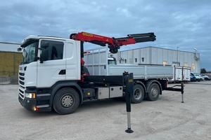 Scania G450 Euro 6 Gru + Ribaltabile trilaterale