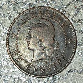 Argentina,un centavo 1884