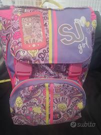 Zaino scuola SEVEN SJ GANG Girl Estensibile borsa 