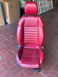 Sedili alfaromeo giulietta in pelle rossa
