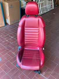 Sedili alfaromeo giulietta in pelle rossa