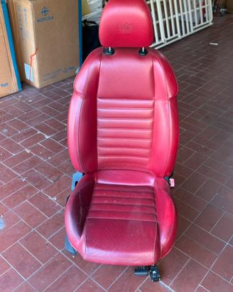 Sedili alfaromeo giulietta in pelle rossa