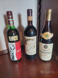 Lotto 3 Vini Barbaresco Calissano e Chianti 1981 (