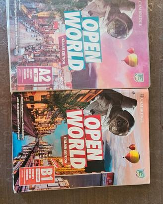 Open World A2 e B1 libri inglese