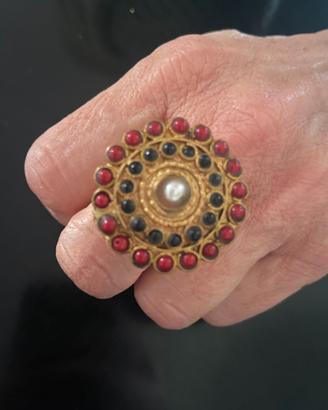 Anello artigianale in ottone