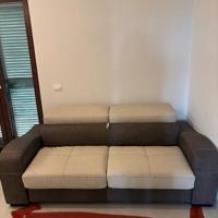 divano letto pelle martellata antigraffio 