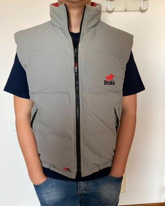 Gilet All Weather Reversibile Grigio / Rosso BROKE