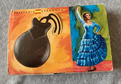 NACCHERE originali Spagnole in Ebano