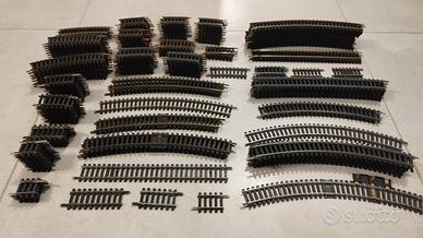 Lotto 174 binari curve Lima Jouef trenino H0 1/87